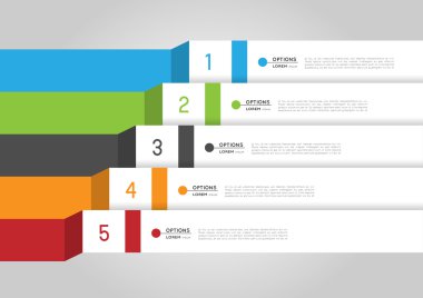 Infographic şablon, afiş
