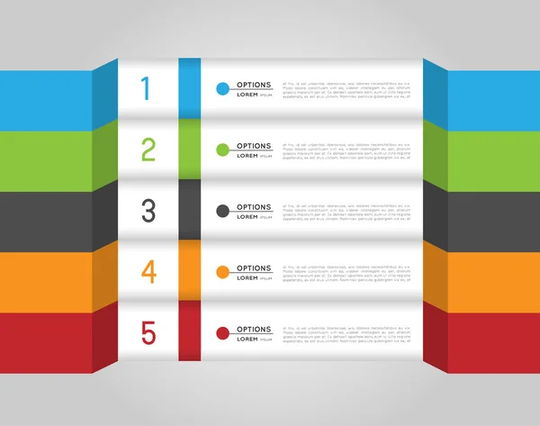 Modello infografico, banner — Vettoriale Stock