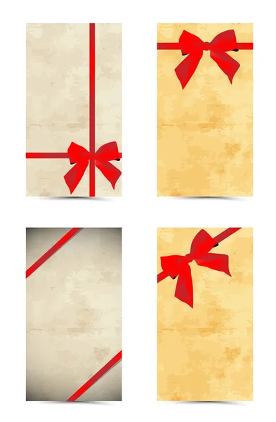 Cartes cadeaux, bannières — Image vectorielle