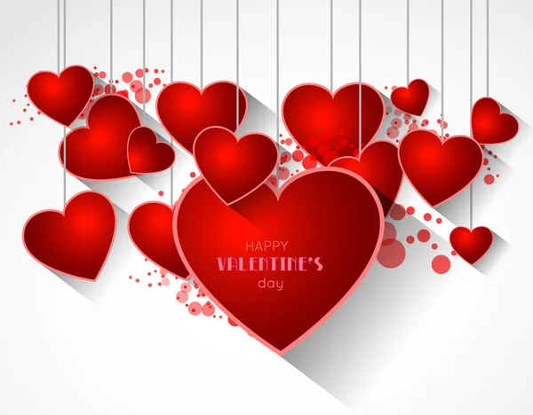 Abstrakte valentine Hintergrund mit Herz — Stockvektor