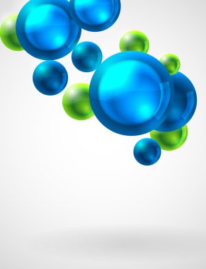 kürelerle soyut arkaplan