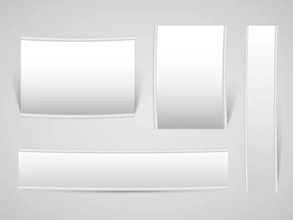 Collectione de bannières horizontales et verticales — Image vectorielle