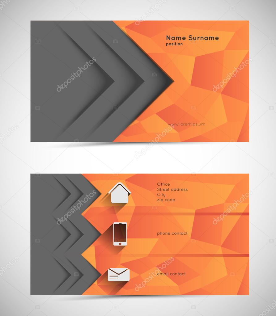 business card template