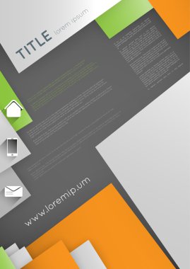 Modern poster tasarımı