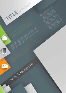 Modern poster tasarımı