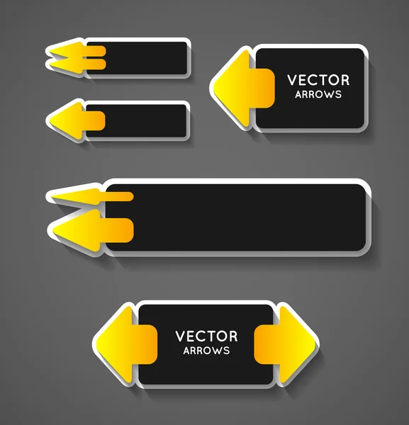 Flechas modernas — Vector de stock