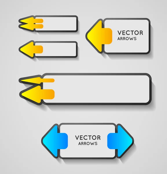 Flèches modernes — Image vectorielle