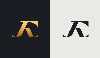 İlk olarak AT T A Monogram Logo Şablonu. Başlangıç tabanlı Harf Simgesi logosu