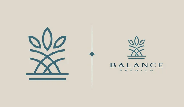 Organik Botanik Minimum Doğal İkonik Dekoratif Basit Çiçek Logosu Tasarımı. Evrensel yaratıcı prim sembolü. Vektör simgesi logo şablonu