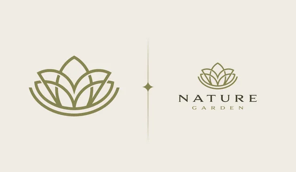 Organic Botanical Minimal Natural Iconic Graphic Decor Linear Simple Floral — Stockvektor