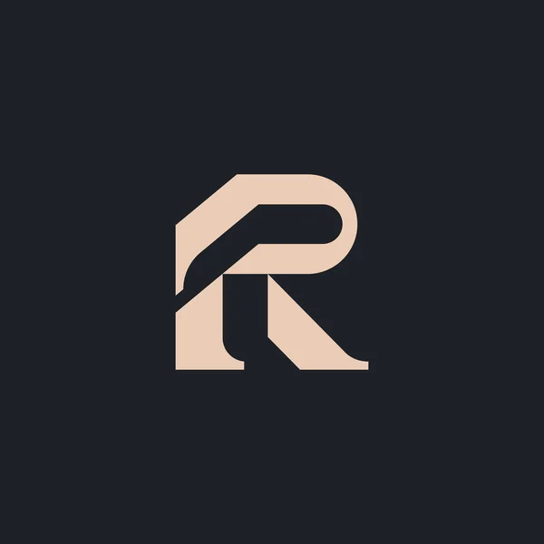 Initial Monogram Logo Template Initial Based Letter Icon Logo — Stock Vector