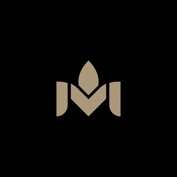Abstraktes Monogramm Buchstabe Logo Icon Design Vorlage Minimalistische Kreative Anfängliche — Stockvektor