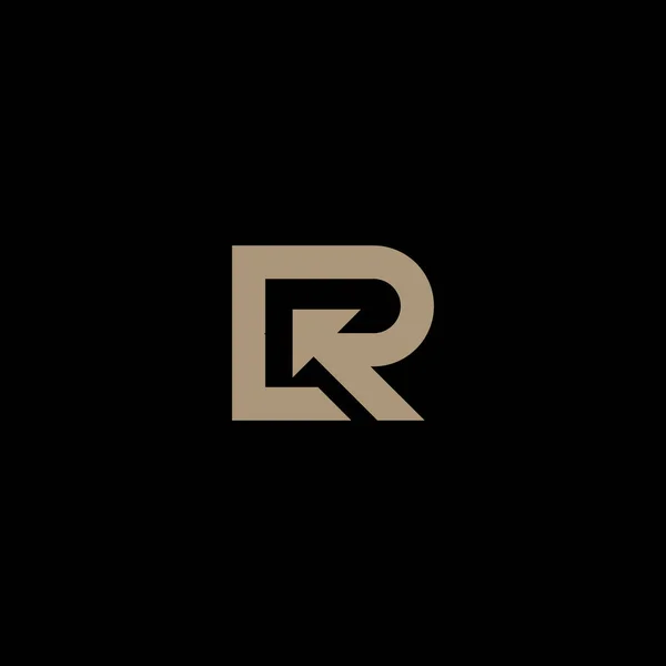 简写字母R标志图标设计模板 基于向量模板的极小化R首创 公司名称的图形化字母符号 — 图库矢量图片