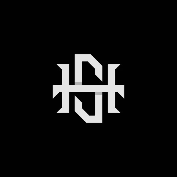 Abstraktes Monogramm Buchstabe Logo Icon Design Template Grafisches Alphabet Symbol — Stockvektor