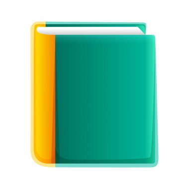 Kapalı, kalın bir kitabın güzel bir çizimi.