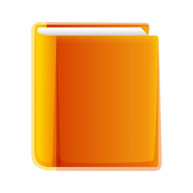 Kapalı, kalın bir kitabın güzel bir çizimi.