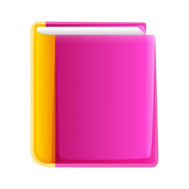 Kapalı, kalın bir kitabın güzel bir çizimi.