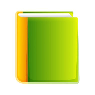 Kapalı, kalın bir kitabın güzel bir çizimi.