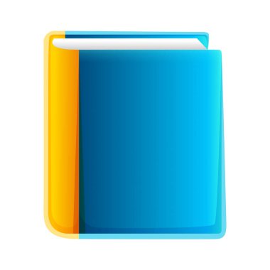 Kapalı, kalın bir kitabın güzel bir çizimi.