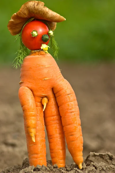 Garip bir carrot — Stok fotoğraf