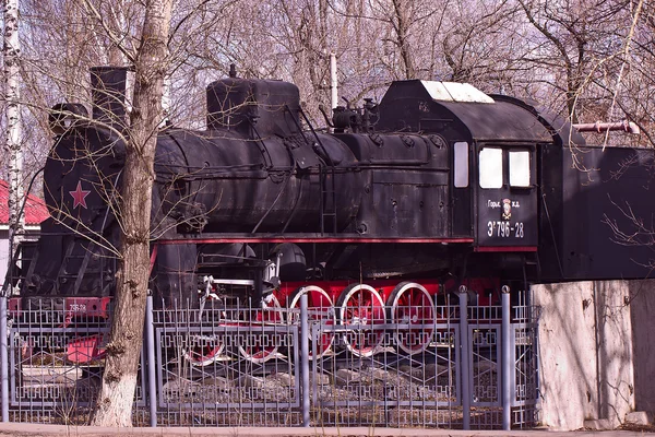 Locomotiva antiga — Fotografia de Stock