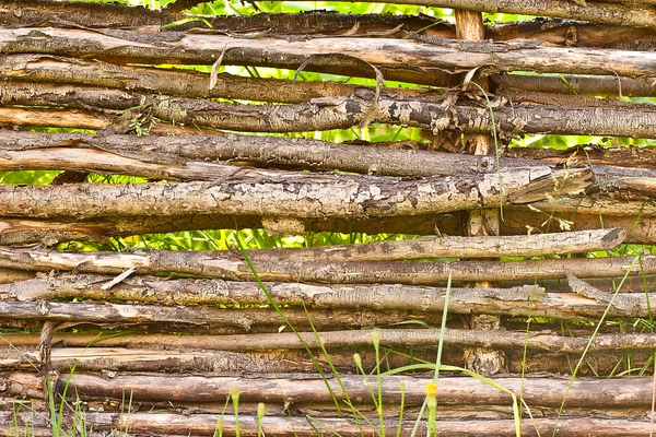 Kırsal gerdanlı çit — Stok fotoğraf