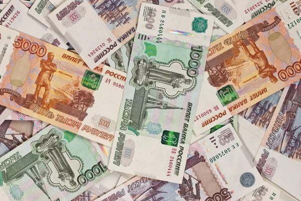 Російські гроші. фоновому режимі — стокове фото