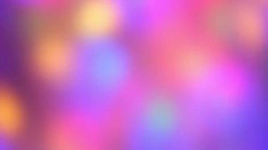 Parıldayan soyut renkli çemberler noel ışıklarının odak noktasını kaldırdı video.