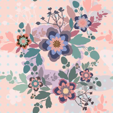 soyut çiçek vektör arka plan
