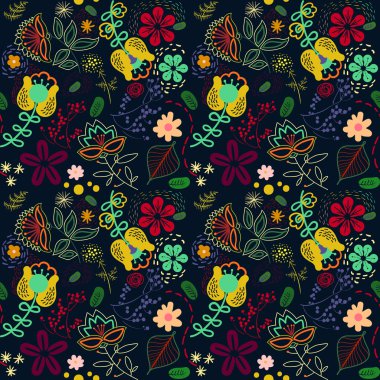 soyut çiçek vektör arka plan