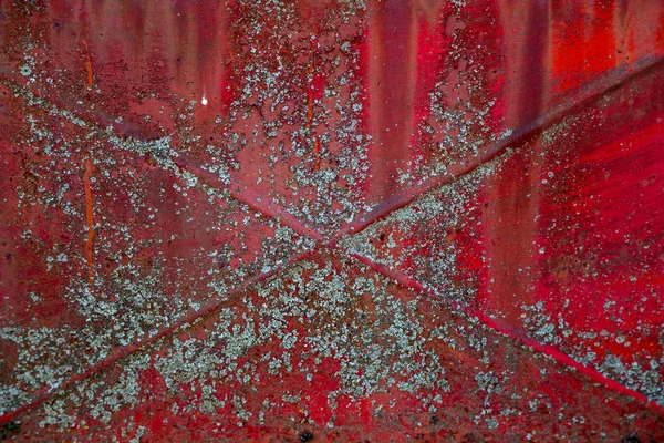 Textura de metal oxidado rojo — Foto de Stock