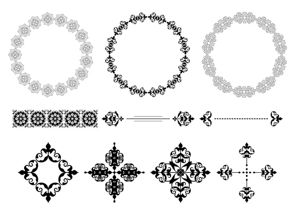 Molduras vetoriais e elementos vintage —  Vetores de Stock