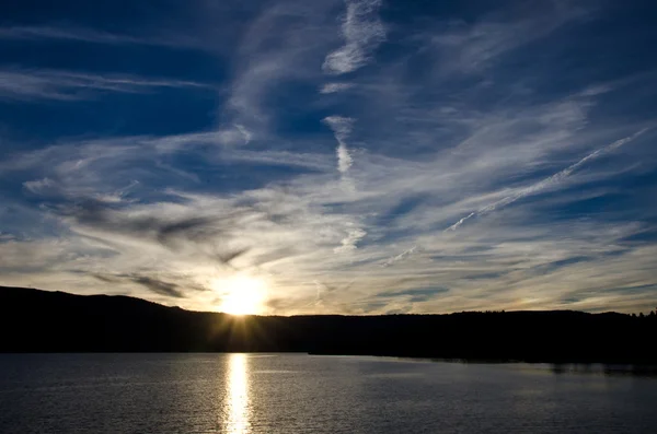 Beautiful Sky as Sun Sets — Stock Photo, Image