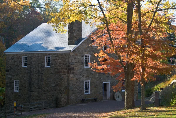 Historic Mill in Autumn — Stock Photo, Image