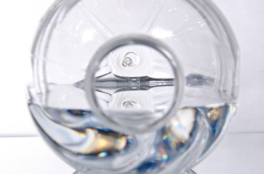 bir su şişesi uzunluğu aşağı görünüm