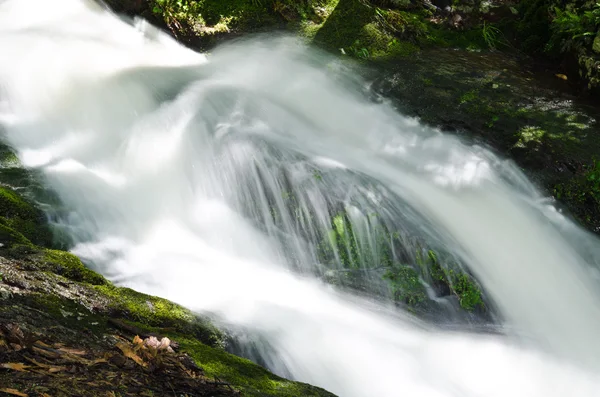 Acqua che sgorga lungo il torrente — Foto Stock