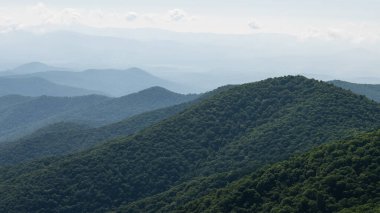 Appalachian Dağ Manzarası Blue Ridge Parkway boyunca