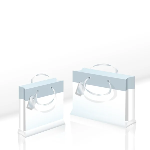 iki şık kağıt paketler