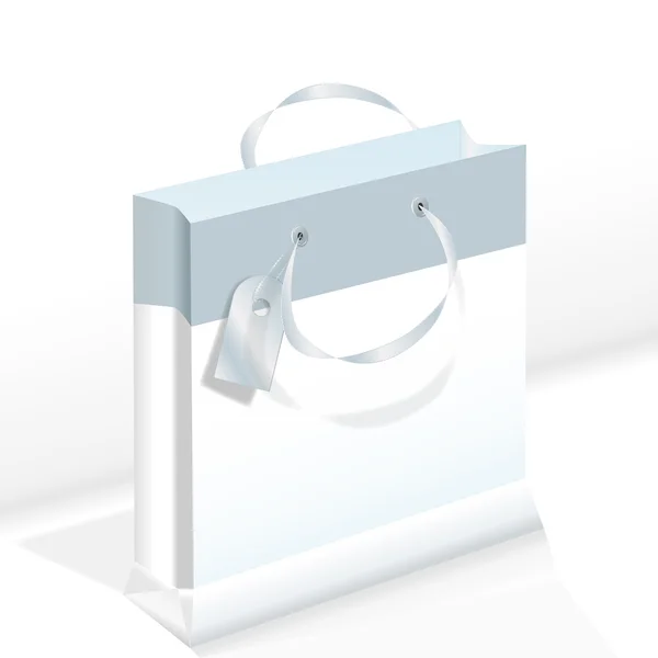 Paquet papier classique pour des achats agréables — Image vectorielle