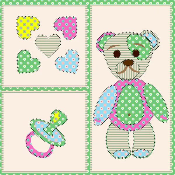 kartoubir iş parçacığı tarafından dikilmiş çocuk Masası