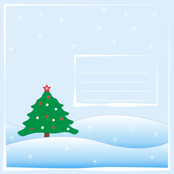 Christmas greeting card — Stock Vector