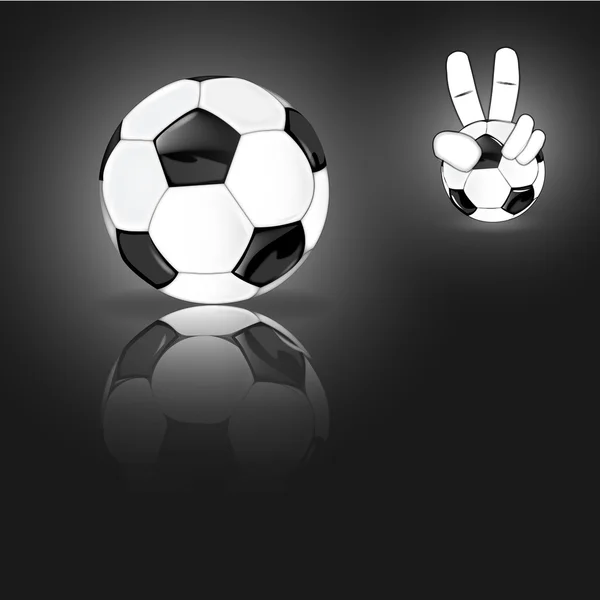 Longue vie au football — Image vectorielle