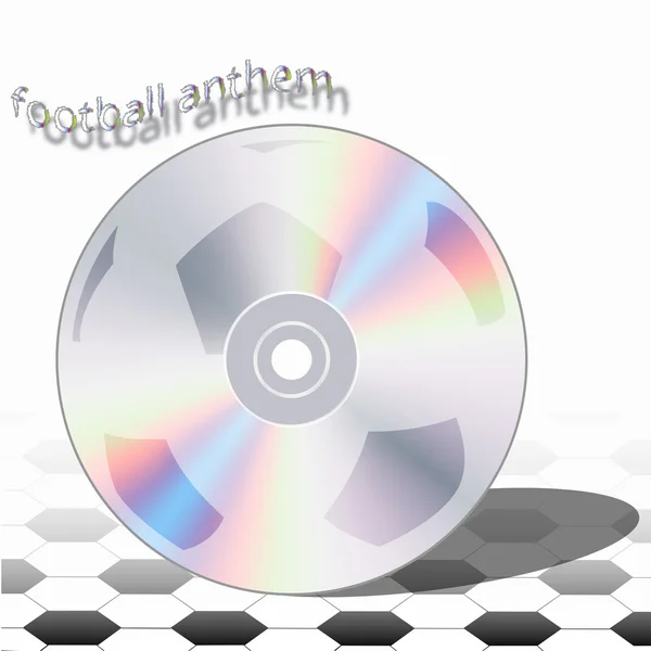 CD hymne de football — Image vectorielle