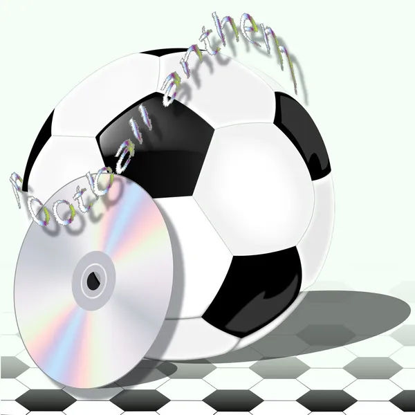 Symboles du footballeur — Image vectorielle
