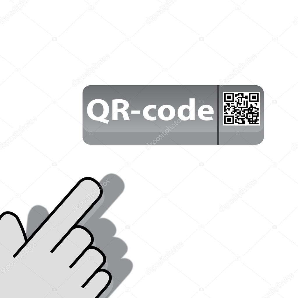 Click Button Qr Code 38118657 - WDRFree Vector illustration of Click Button Qr Code 38118657