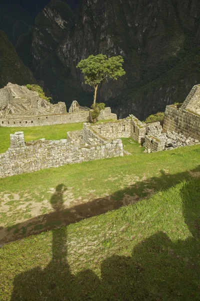 Autorretrato en Machu Picchu, Perú . — Foto de Stock