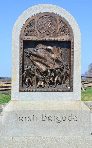 Памятник ирландским бригам - Антитам-Нэшнл-Бэттлфилд, Мэриленд — стоковое фото
