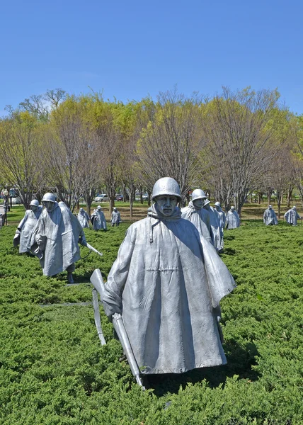 Pomnik wojny w Korei — Zdjęcie stockowe
