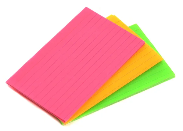 Index Cards Stock Photo