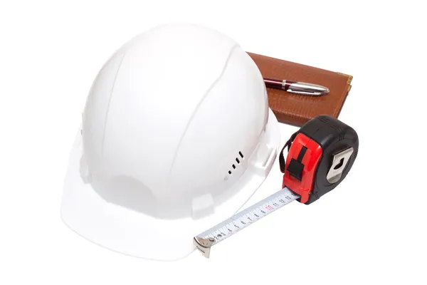 kask ile kıstas not defteri kalemi